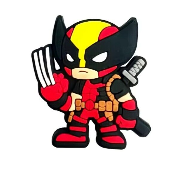 Deadpool Shoe Charms for Crocs DIY Shoe Decorations UK MOVIE MARVEL