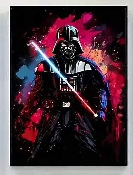 Star wars Canvas Wall Art Movie Poster Print Picture Retro Kylo Ren Stormtrooper