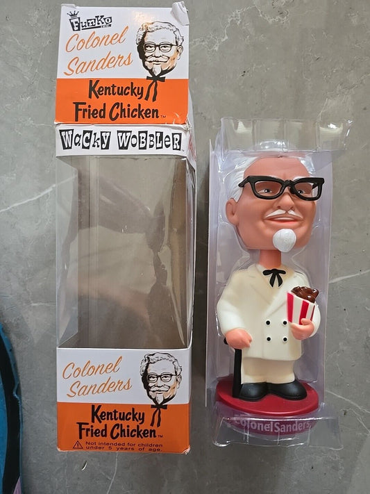 COLONEL SANDERS KENTUCKY FRIED CHICKEN KFC FUNKO WACKY WOBBLER COLLECTIBLE
