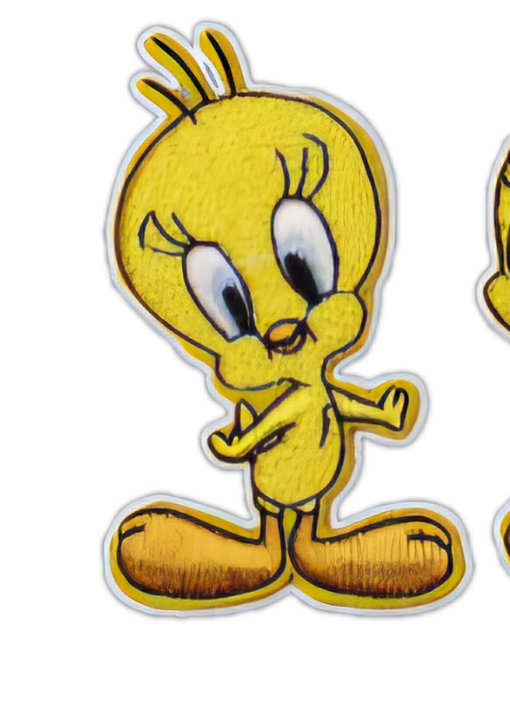 Looney Tunes Tweetie Pie Patch Embroidered Badge Iron Sew On Clothes T Shirt Bag