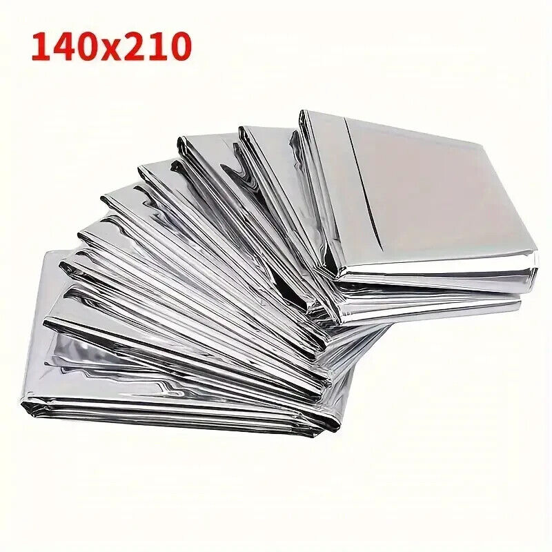 Emergency Space Survival Thermal Foil Blanket Evacuation Sports Shock Sensory
