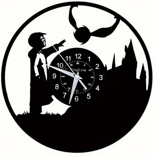 Harry Potter Vinyl Wall Clock Gift Birthday Holiday Art Home Room Decor DesignV