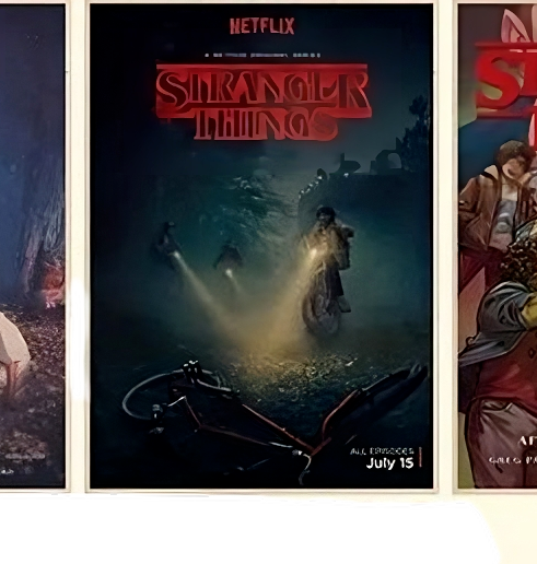 Stranger Things Series Wall Art Poster Print Netflix Original Posters Pictures 2