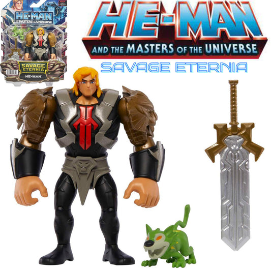 Masters of the Universe Toy He-Man Savage Eternia MOTU Collectible Action Figure