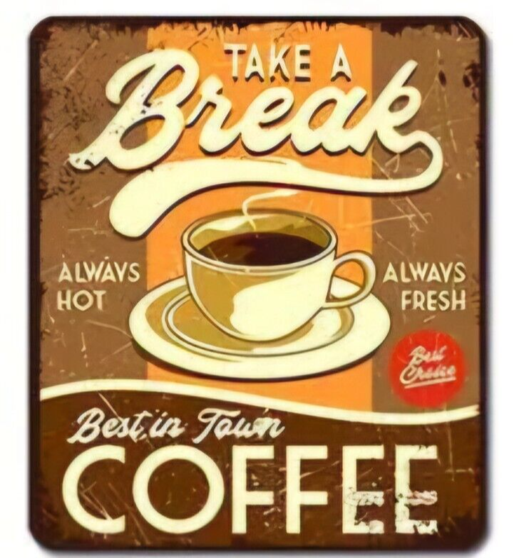 Retro Vintage New Fridge MAGNET TV COFFEE GARAGE CAR RIDE ADVERT