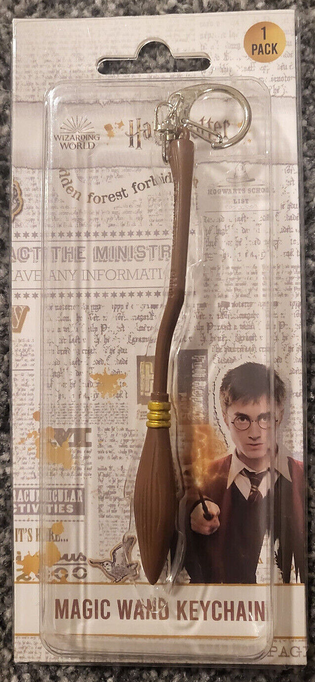 Harry Potter Wand Keyring Keychain Wizard Merchandise Emblems Gift Magic