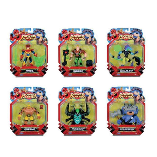 POWER PLAYERS AXEL, MASKO, BEARBARIAN, SARGE, MADCAP, GALILEO CHOOSE