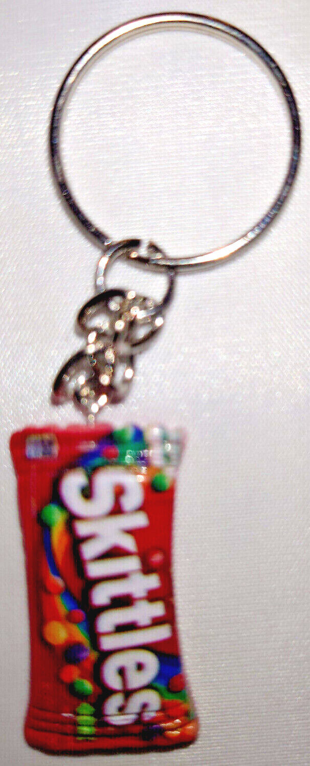 Cute Skittles Keyring keychain STARBURST SOUR PUNCH TWIZZLERS CHOCLAIRS CHOOSE