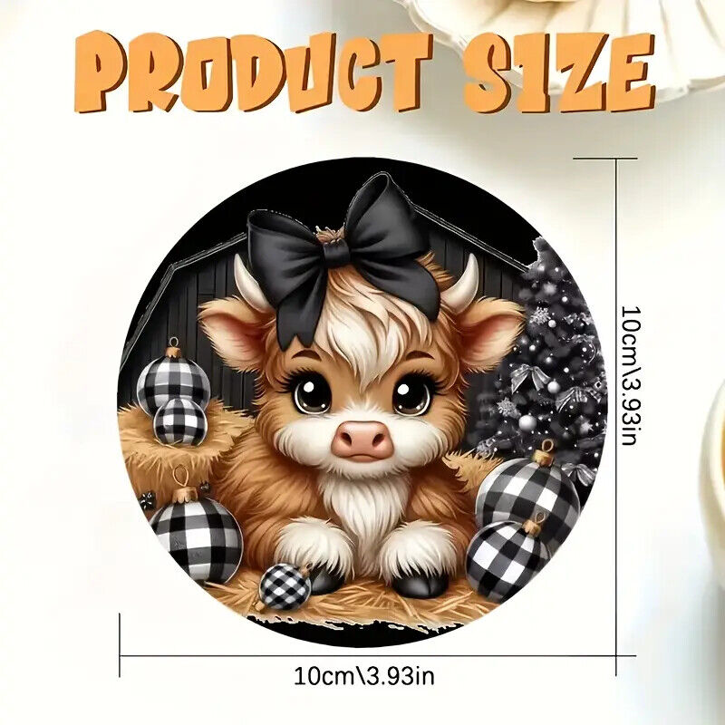BABY CUTE BULL COW COASTER Coffee Tea Drink COCKTAILS MAT