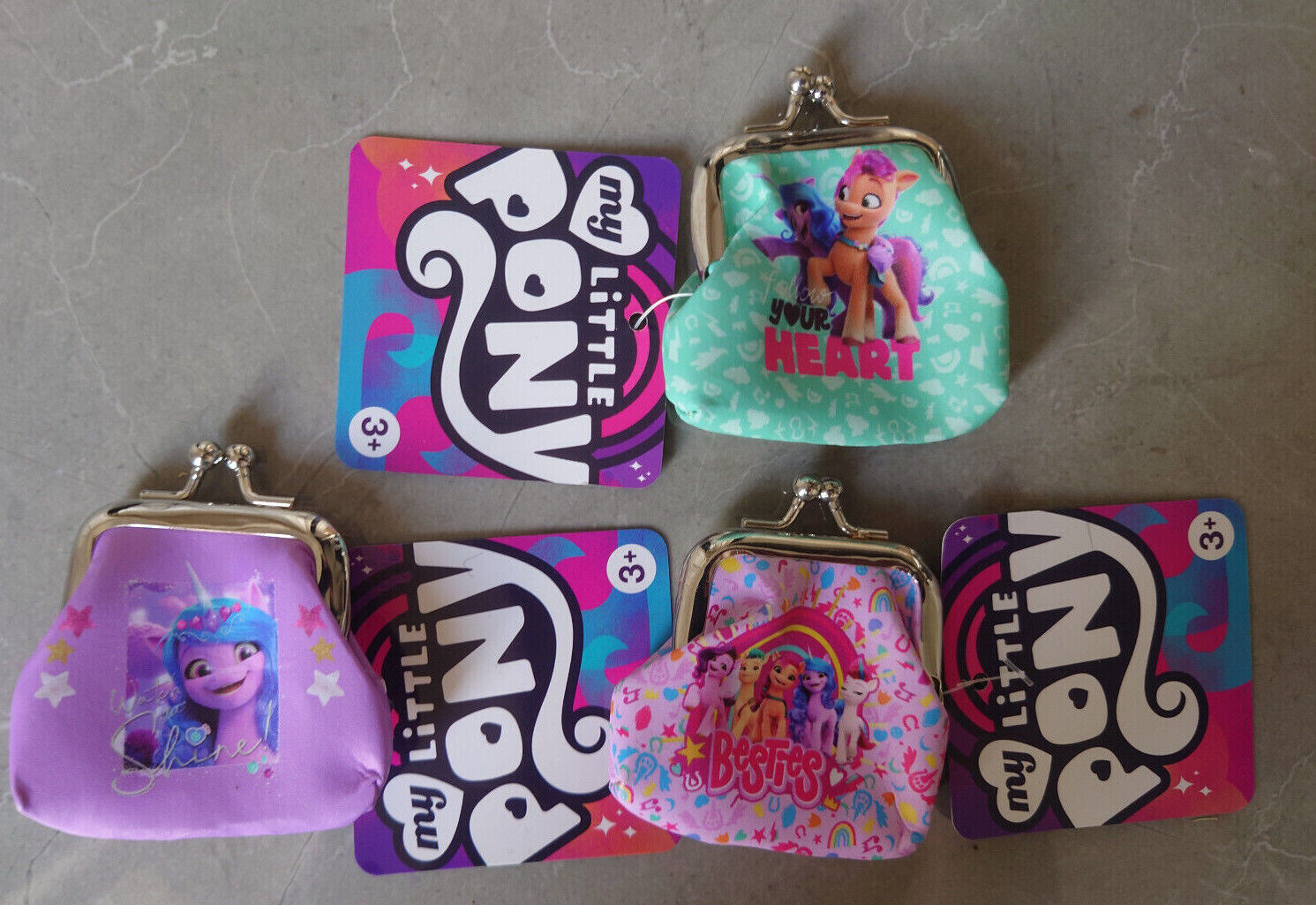My Little Pony Small Coin Purses - Perfect First Coin Purse MONEY GET THEM ALL