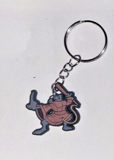 Teenage Mutant Ninja Turtles TMNT Keyring Keychain Rubber Donatello Michelangelo