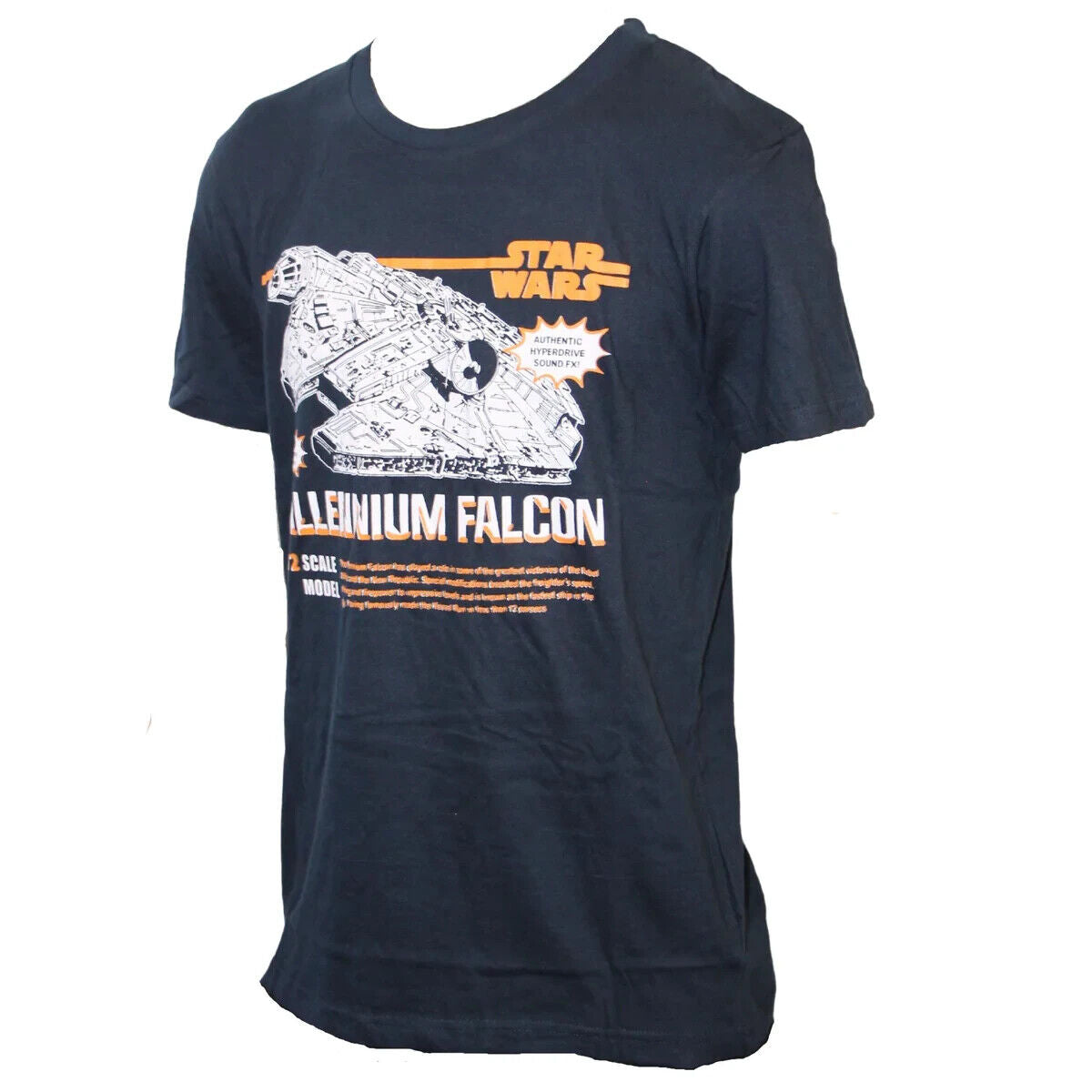 NEW Star Wars Millennium Falcon Navy T-Shirt Medium LICENSED official hyperdrive