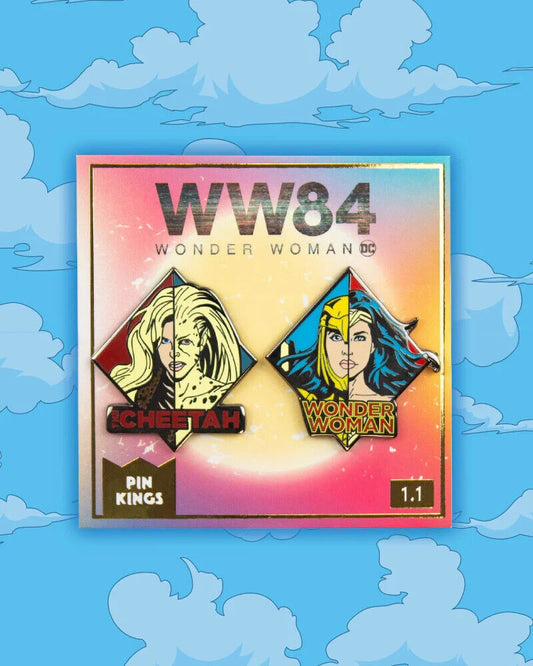 Pin Kings DC Comics Wonder Woman Enamel Pin Badge Set 1.1 Cheetah Marvel WW84