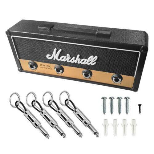 MARSHALL Jack Amp Speaker Key Ring Holder Man Cave Tidy Music GUITAR CHAIN