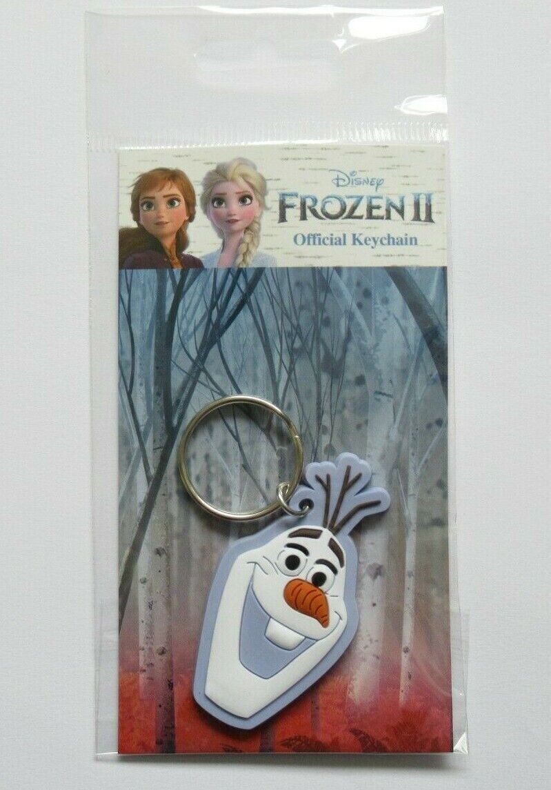 Disney 2D Keyrings/Keychains Frozen 2 Rubber  - 6 Assorted  (Select your Design)