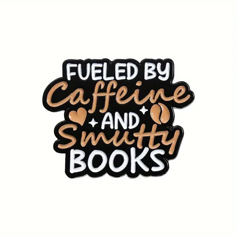 BOOKS BOOK QUOTE Metal Enamel Pin Badge Retro Kids Adult Teen
