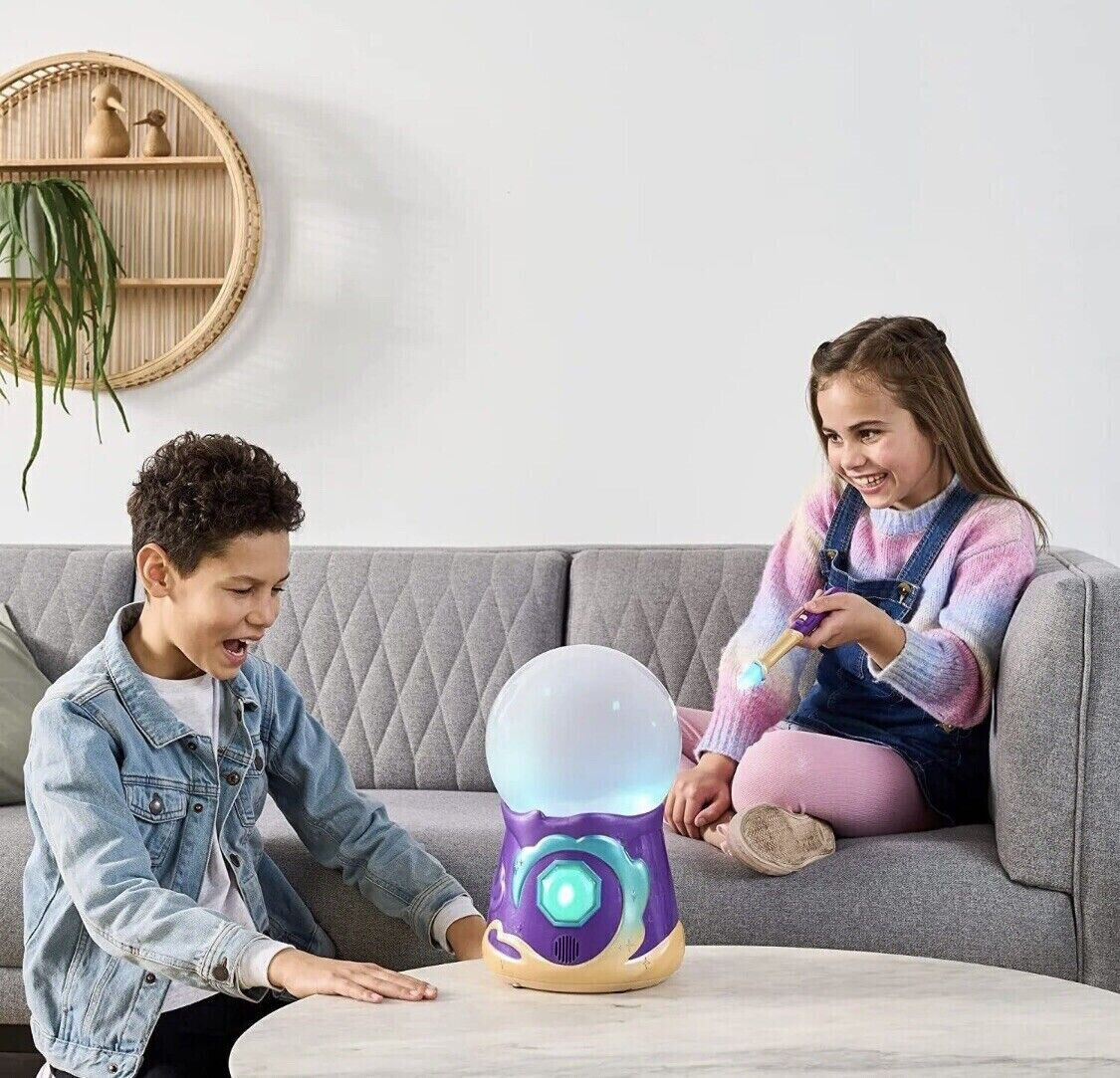 Magic Mixies Magical Crystal Ball with Interactive 8 inch Plush Toys Xmas Gifts