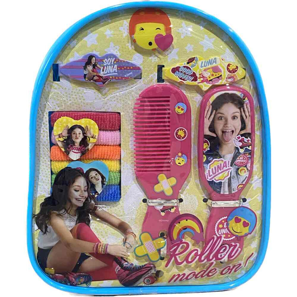 Disney Soy Luna Hair Accessories Backpack 10 Piece Set Kids Girls Toy PRESANT