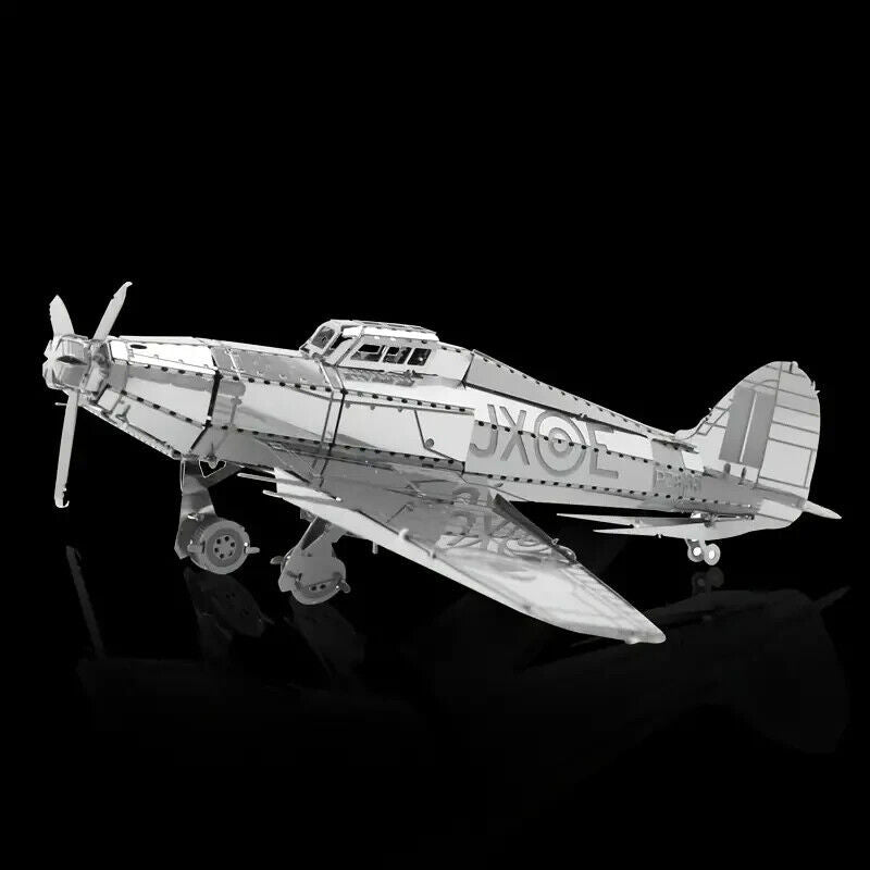 Hurricane FIGHTER Aircraft Metal PLANE PUZZLE Model 3D Laser Cut Model Kit Gift