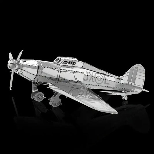 Hurricane FIGHTER Aircraft Metal PLANE PUZZLE Model 3D Laser Cut Model Kit Gift