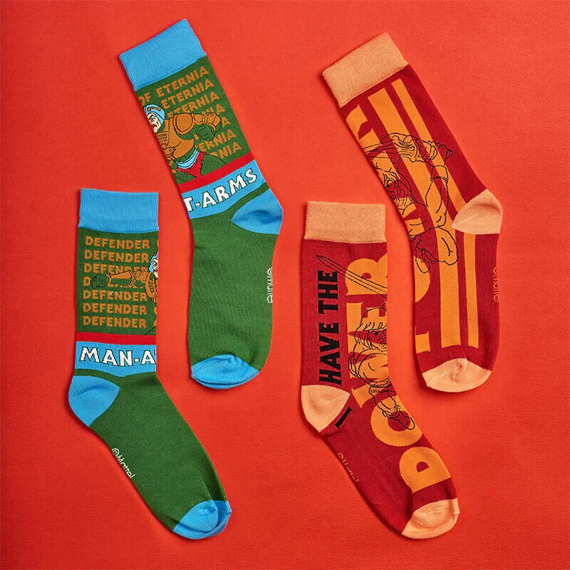 HE-MAN THE MASTERS OF THE UNIVERSE ‘NICE’ 12 DAYS OF SOCKS ADVENT CALENDAR Xmas 