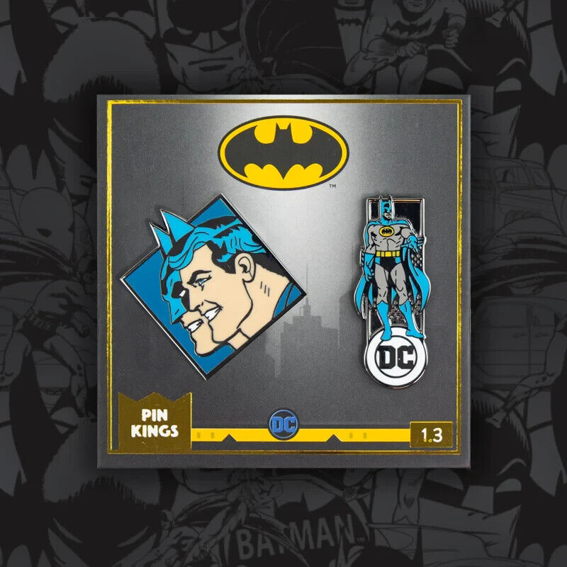 DC Comic Batman Enamel Pin Kings Badge Collectible Superhero Movie Gift 1.3