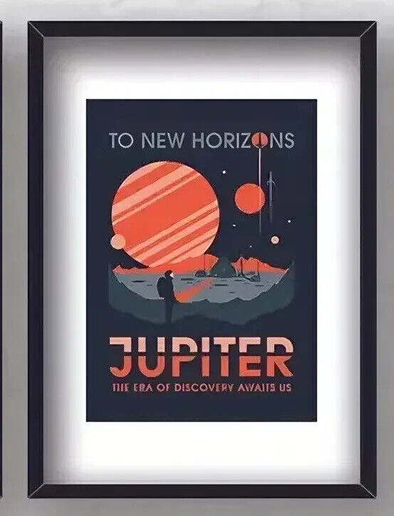 SPACE FUTURISTIC CANVAS Wall Art Movie Poster Print Picture ASTROLOGY PLANETS A5