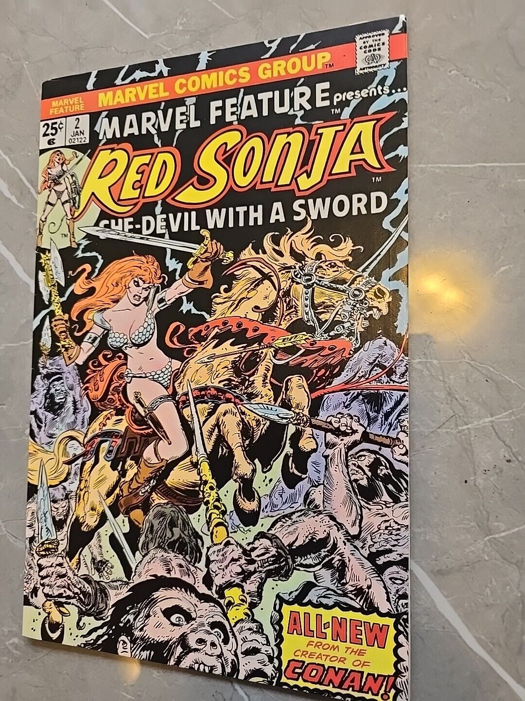 Marvel Feature Presents Red Sonja #2 1975 Marvel 1st Edition VF CONAN COMIC