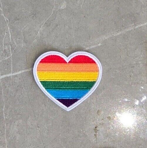 LGBTQ Rainbow Patch Pride LGBT Iron On Quality Embroidered Clothes Patches Gay