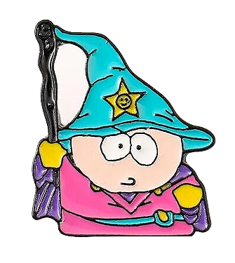 South Park Cartman WIZARD Stan Kyle Butters CHAOS Kenny Enamel Pin Brooch Badge