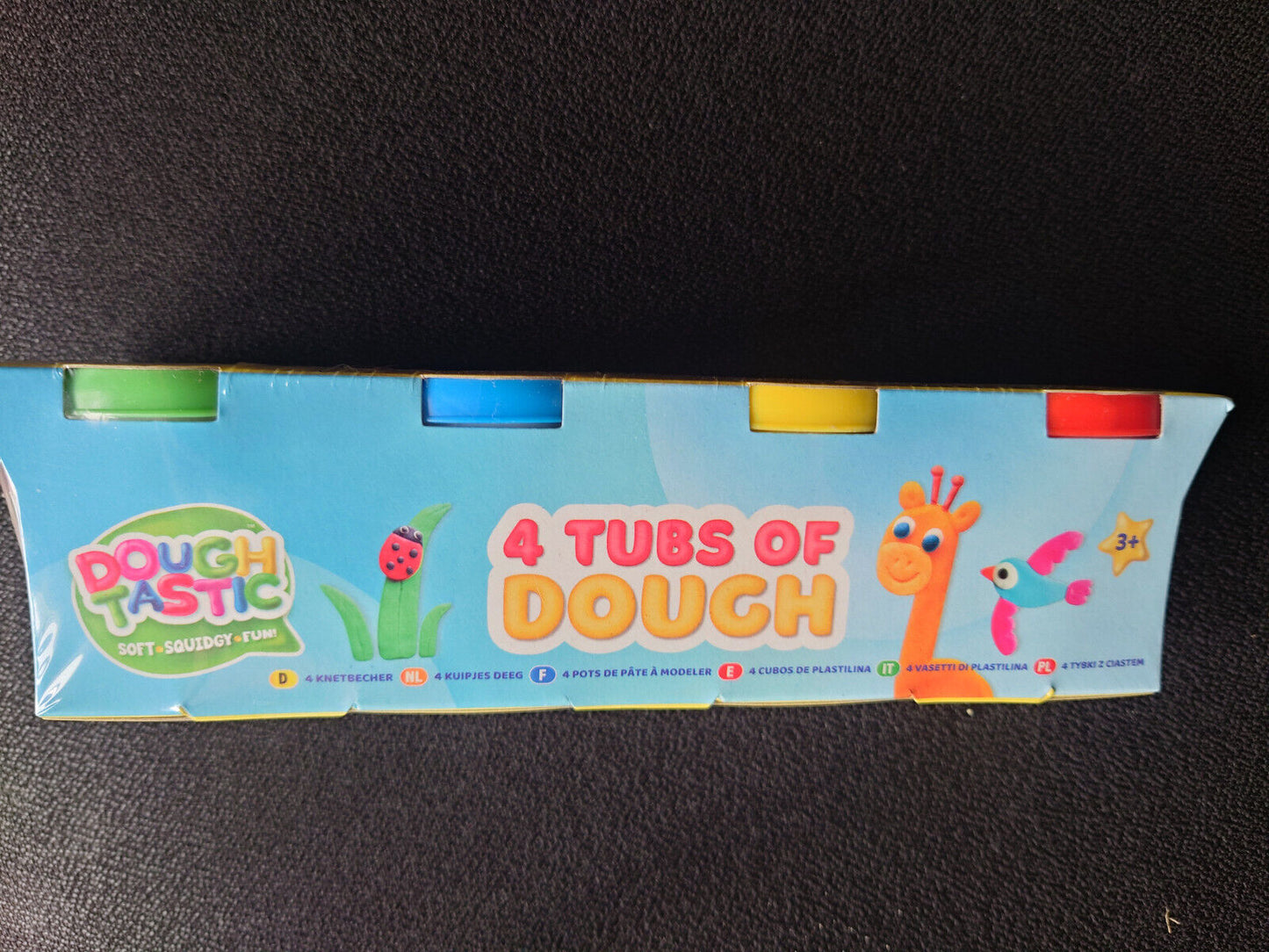 4 Pack DoughTastic Dough GREAT STOCKING FILLER PLAY DOH TUBS