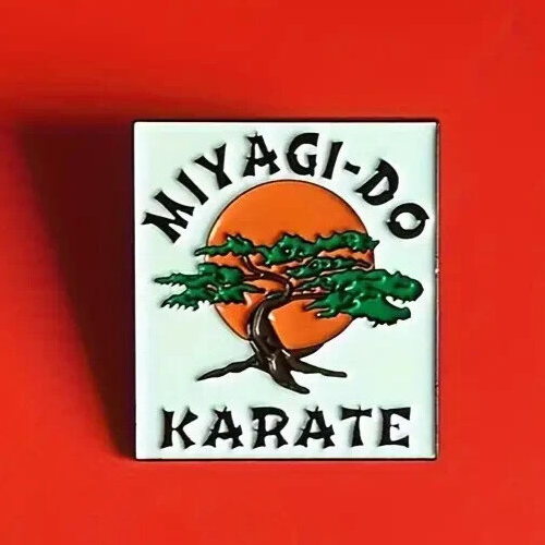 Miyagi-Do Metal Enamel Pin Badge Karate Kid Daniel Larusso Cobra Kai Martial Art