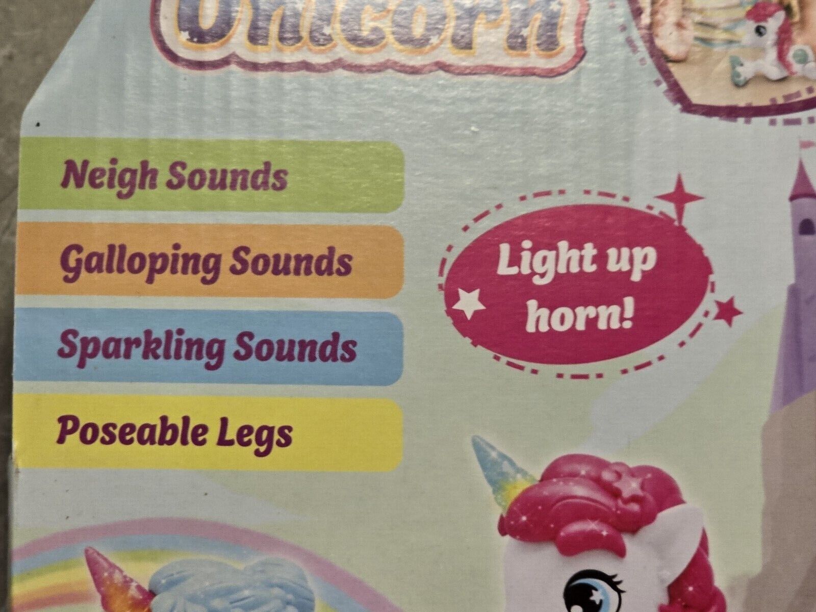 Dragon-i Little Unicorn Touch & Talk Interactive Toy Sounds Kids Toy GIRLS HORSE