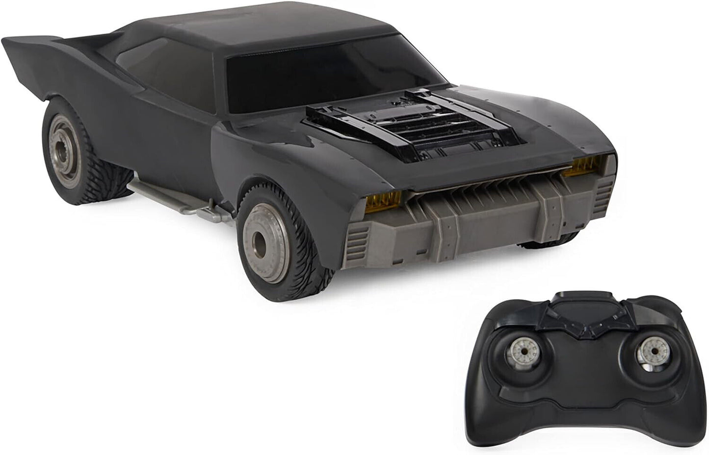 DC Comics The Batman Turbo Boost Batmobile Remote Control Car ROBIN BLACK