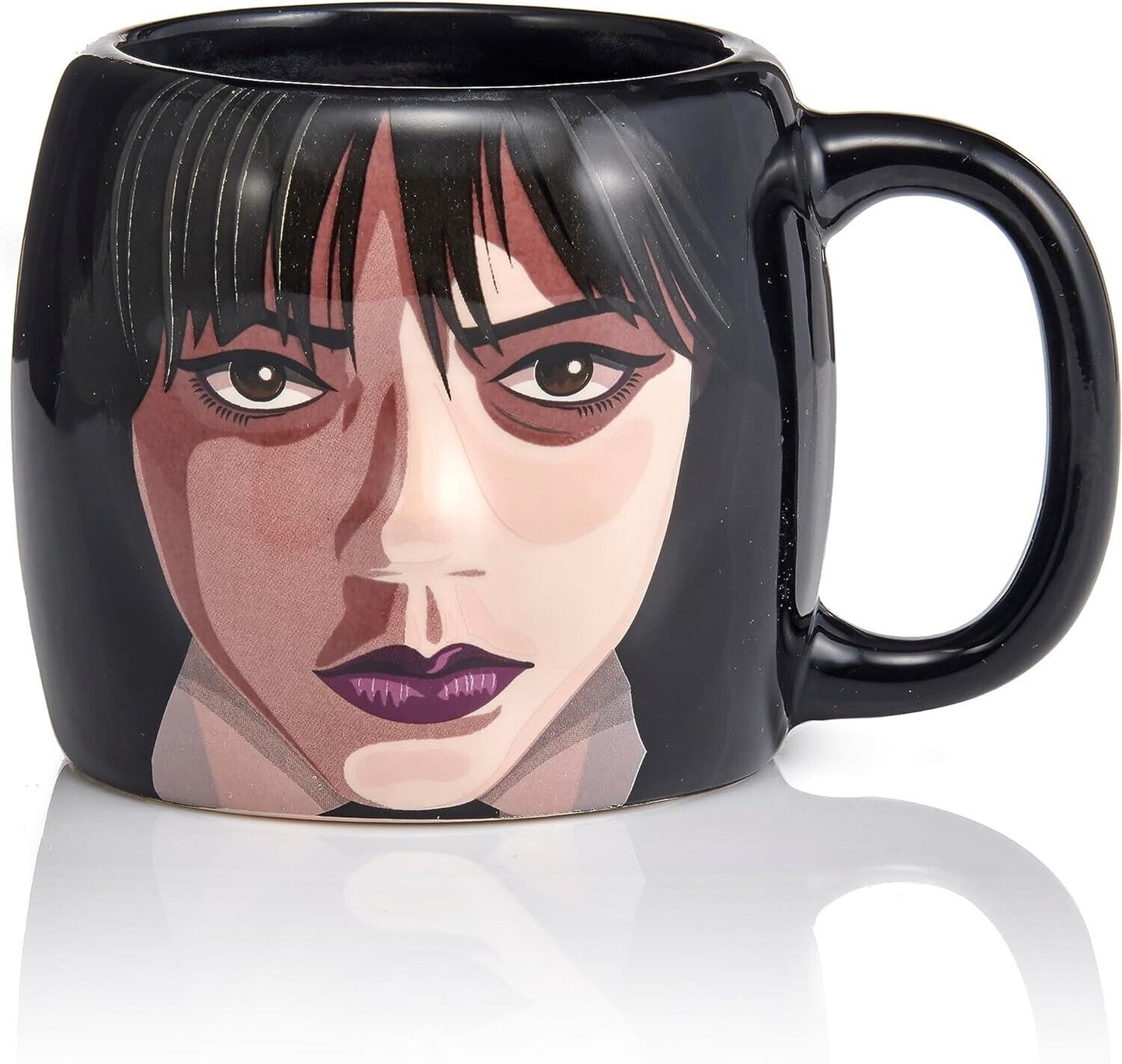 WEDNESDAY ADDAMS FAMILY & SECRET Thing 3D Giftable Mug NETFLIX ORTEGA BLACK CUP
