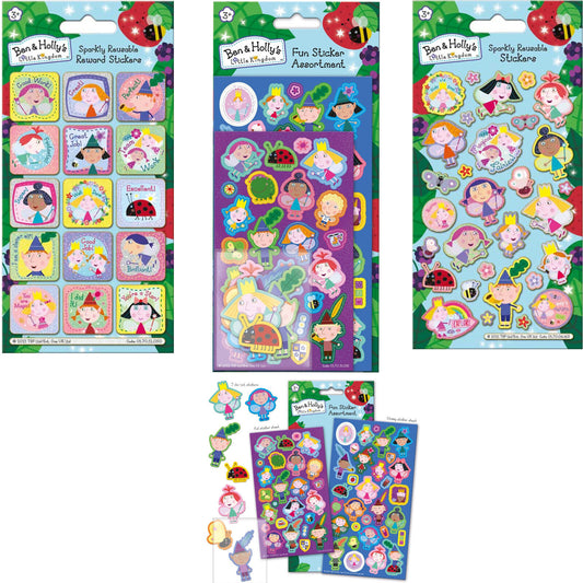 Ben & Holly's little kingdom REWARD Foiled Stickers ASSORTMENT sticker holly