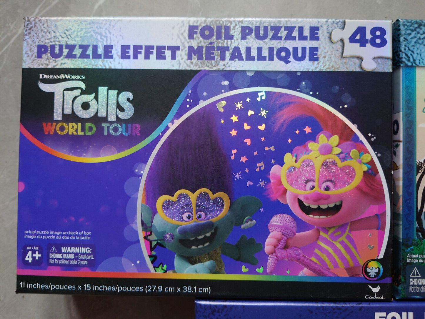 Disney Foil Puzzles TROLLS RAYA SOUL METALLIC 100 & 48 STOCKING FILLER PUZ ZLE