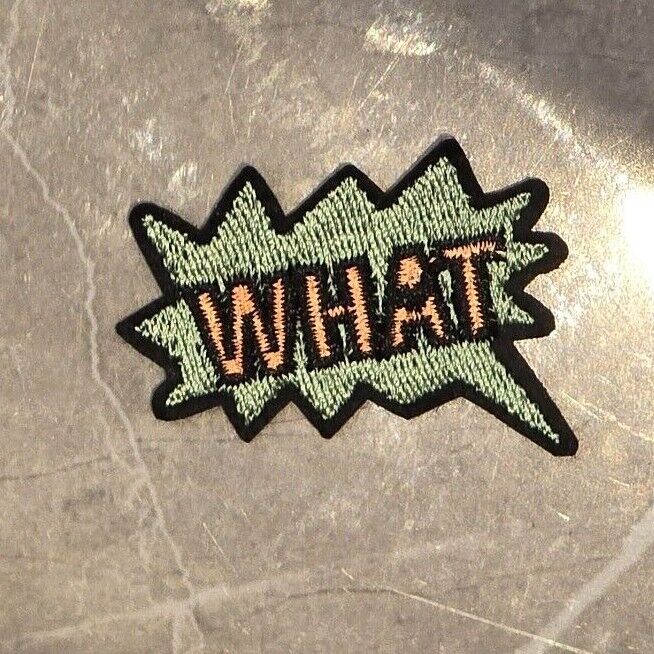 Pow Zap OMG Bang OMG Wow WTF Words Embroidered Logo Patch Badge Iron Sew On COMI