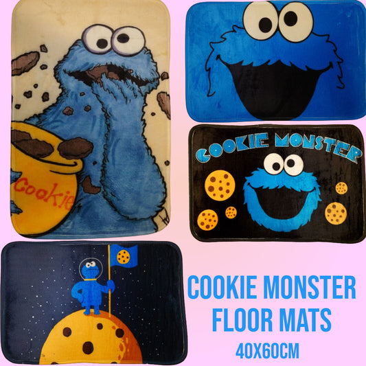 Sesame Street Bert FLOOR Animation Bath Mat Cookie Monster SOFT Doormat CHOOSE