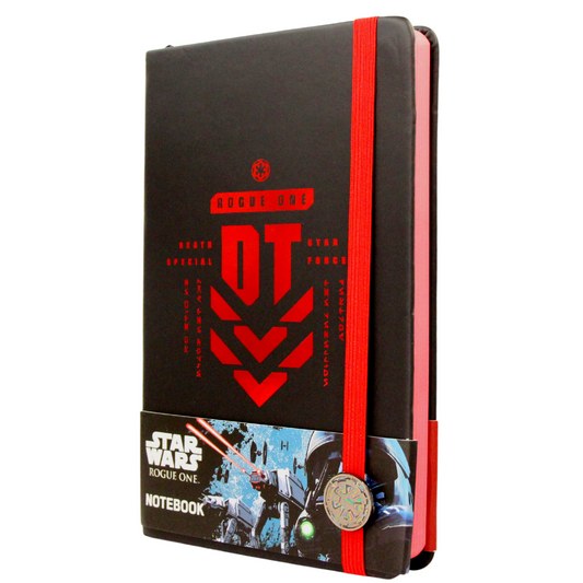 Star Wars Rogue One Death Star Special Force Black Premium A5 Embossed Notebook 