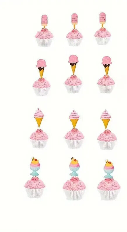 Ice Cream Balloon Party Birthday Decorations Boys Balloons Pastel Pink Purple