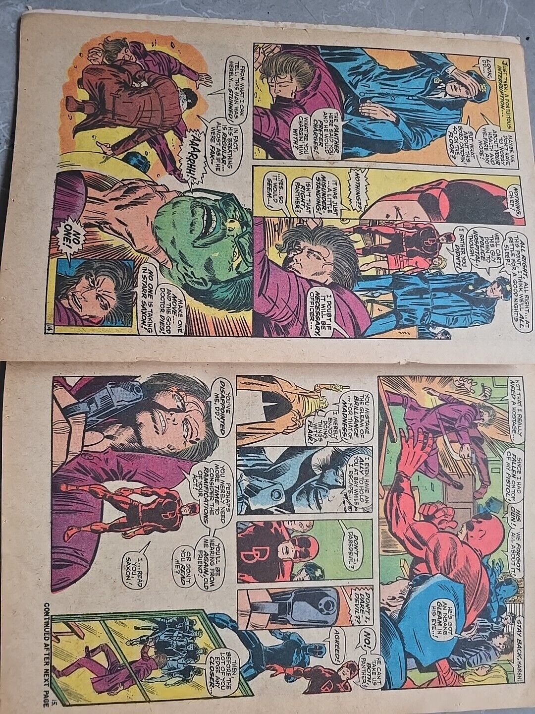 Daredevil #52 FN+ (6.5) MARVEL Vol 1 1969) Barry Smith art netflix no fear