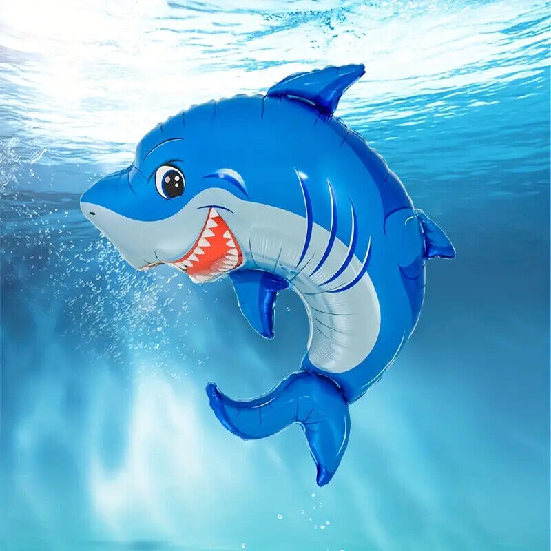 Sealife Foil Balloon Party Birthday Sea Ocean Fish Shark Whale Crab Shell Big