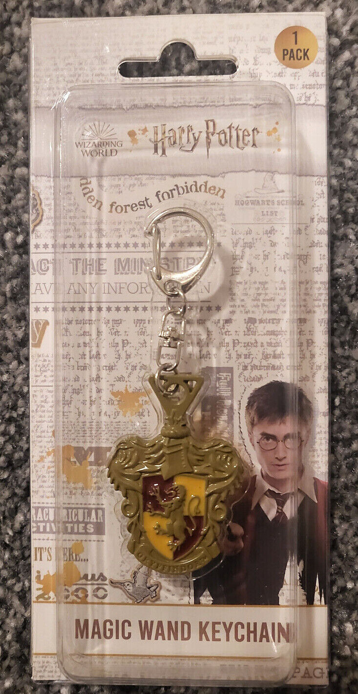 Harry Potter Wand Keyring Keychain Wizard Merchandise Emblems Gift Magic