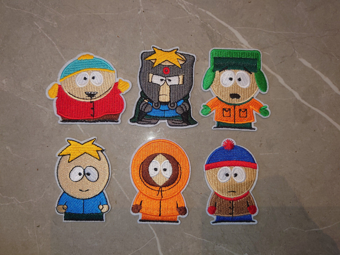 South Park Kenny CARTMAN PROFESSOR CHAOS KYLE STAN embroidered fabric PATCH