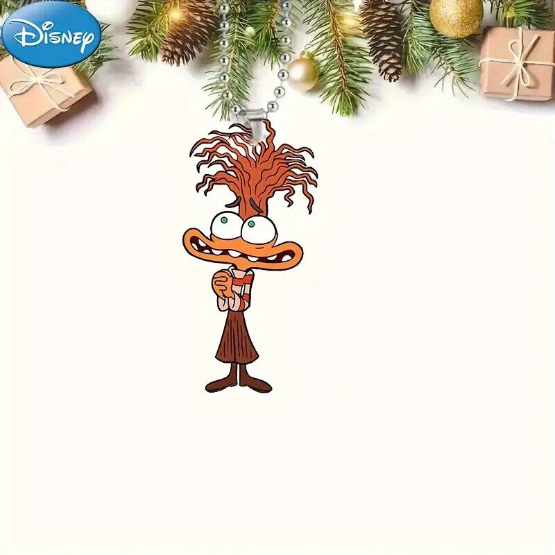 INSIDE OUT 2 ANXIETY ORANGE CAR Tree Pendant Decoration XMAS CHRISTMAS BIRTHDAY