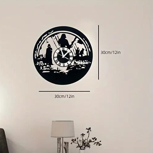 Star Wars Vinyl Clock Darth Vader Wall Art Best Yoda Gift Record Decor Death