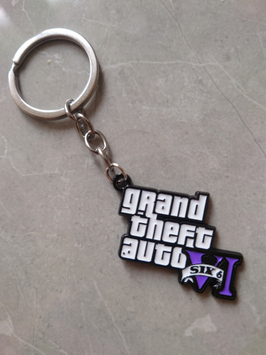 GTA VI Keyring Keychain comes Brand New ps5 ps4 xbox xbox1 grand theft auto