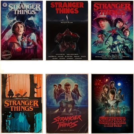 Stranger Things Series Wall Art Poster Print Netflix Original Posters Pictures