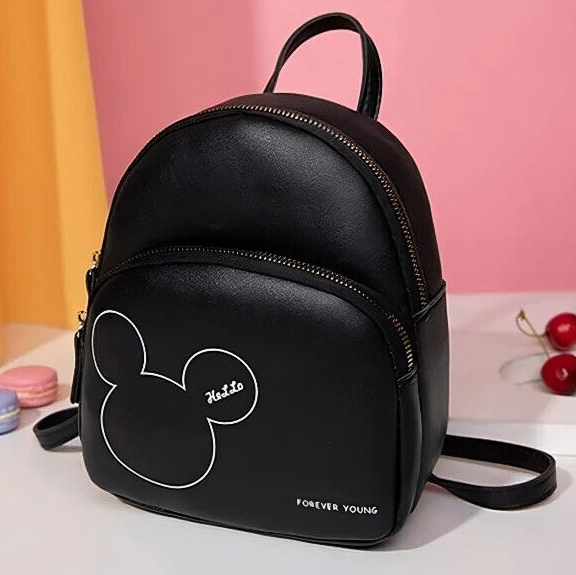BNWT DISNEY Mickey Mouse Rucksack Backpack Bag shoulder bag black collectable